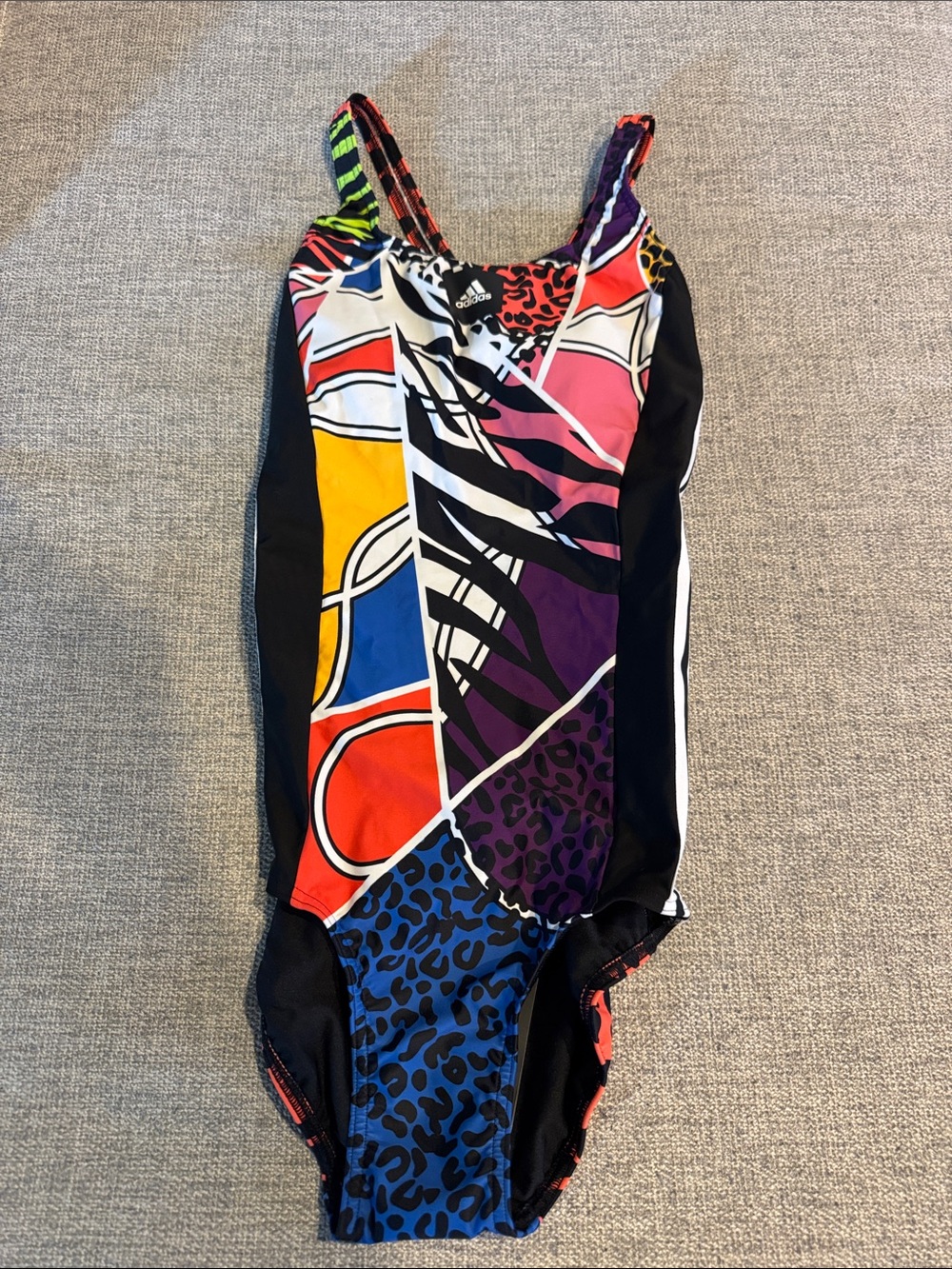 NWT. Adidas Women’s One-Piece Swimsuit in Multicolor Size Medium